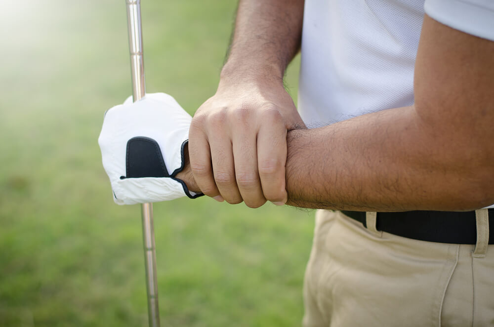 This issue leads to outside of left wrist pain from golf shutterstock 770490547 This issue leads to outside of left wrist pain from golf