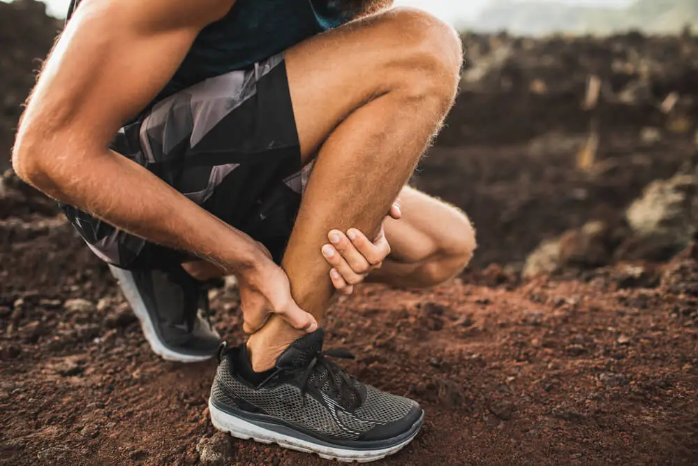 Is pain in the back of the ankle above the heel normal?