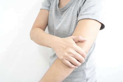 Two elbow exercises to help reduce pain when extending your arm shutterstock 646084834 elbow pain when extending