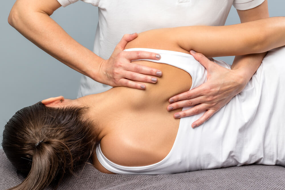What can physical therapists do for the burning pain in my shoulder?
