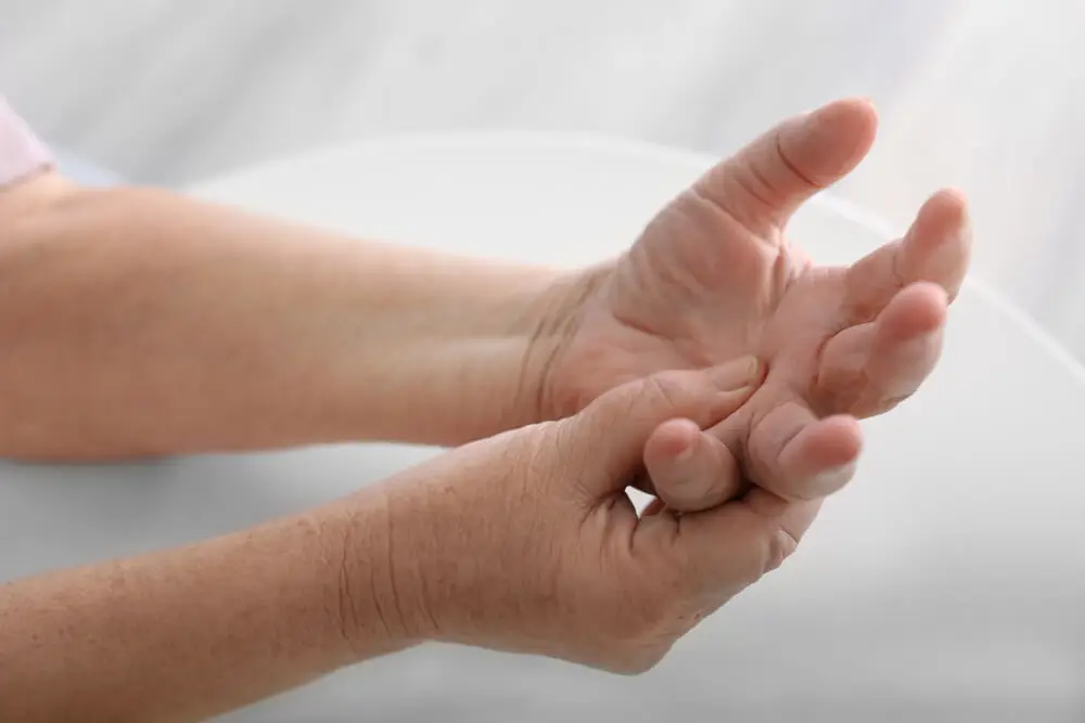 Who is likely to feel pain on the pinky side of their hand? shutterstock 566486749 pain on pinky side of hand